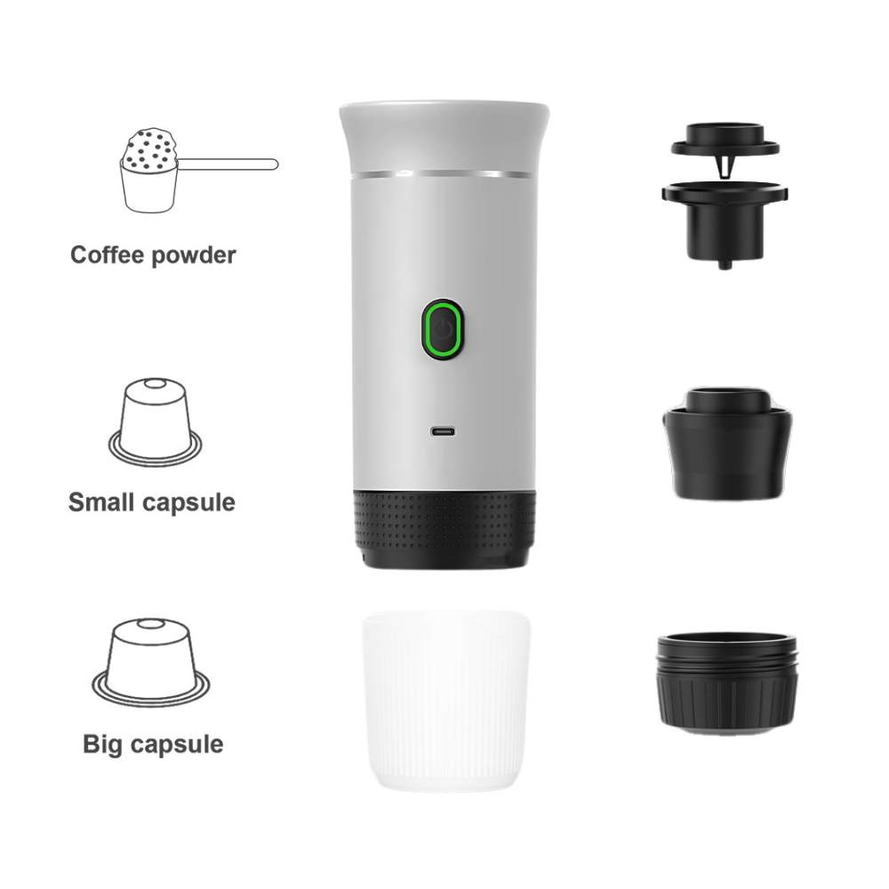 Caffettiera Portatile - Bianco Ceramica